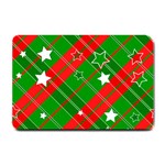 Background Abstract Christmas Small Doormat  24 x16  Door Mat