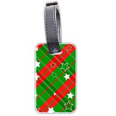 Background Abstract Christmas Luggage Tags (two Sides) by Nexatart