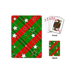 Background Abstract Christmas Playing Cards (mini)  by Nexatart