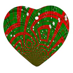 Background Abstract Christmas Pattern Ornament (heart) by Nexatart