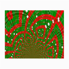 Background Abstract Christmas Pattern Small Glasses Cloth (2-side) by Nexatart