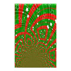 Background Abstract Christmas Pattern Shower Curtain 48  X 72  (small)  by Nexatart