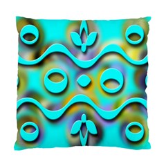 Background Braid Fantasy Blue Standard Cushion Case (one Side) by Nexatart