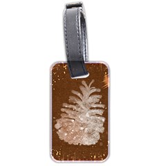 Background Christmas Tree Christmas Luggage Tags (two Sides) by Nexatart