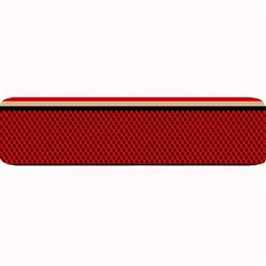 Background Damask Red Black Large Bar Mats by Nexatart