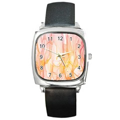 Background Modern Computer Design Square Metal Watch by Nexatart