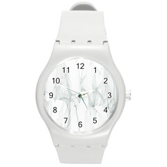 Background Modern Computer Design Round Plastic Sport Watch (m) by Nexatart