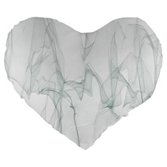 Background Modern Computer Design Large 19  Premium Flano Heart Shape Cushions by Nexatart