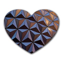 Background Geometric Shapes Heart Mousepads by Nexatart