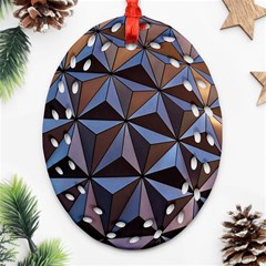 Background Geometric Shapes Ornament (oval Filigree) by Nexatart