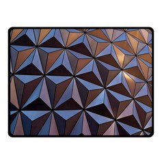 Background Geometric Shapes Double Sided Fleece Blanket (small)  by Nexatart