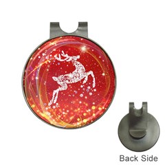 Background Reindeer Christmas Hat Clips With Golf Markers by Nexatart