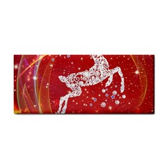 Background Reindeer Christmas Cosmetic Storage Cases by Nexatart