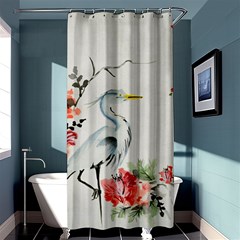 Background Scrapbook Paper Asian Shower Curtain 36  X 72  (stall)  by Nexatart