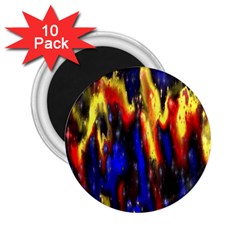 Banner Header Plasma Fractal 2 25  Magnets (10 Pack)  by Nexatart