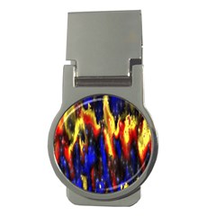 Banner Header Plasma Fractal Money Clips (round)  by Nexatart