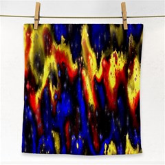 Banner Header Plasma Fractal Face Towel by Nexatart