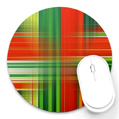 Background Texture Structure Green Round Mousepads by Nexatart