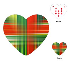 Background Texture Structure Green Playing Cards (heart)  by Nexatart