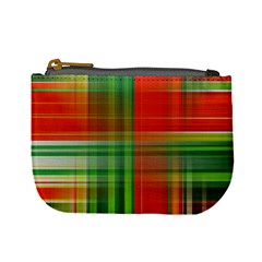 Background Texture Structure Green Mini Coin Purses by Nexatart