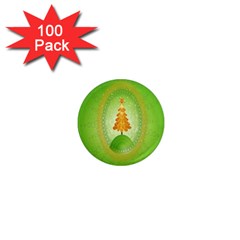 Beautiful Christmas Tree Design 1  Mini Magnets (100 Pack)  by Nexatart