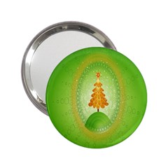 Beautiful Christmas Tree Design 2 25  Handbag Mirrors by Nexatart