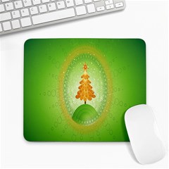 Beautiful Christmas Tree Design Large Mousepads by Nexatart