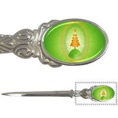 Beautiful Christmas Tree Design Letter Openers by Nexatart