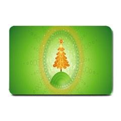 Beautiful Christmas Tree Design Small Doormat  by Nexatart