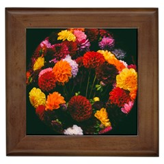 Beautifull Flowers Framed Tiles by Nexatart