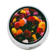 Beautifull Flowers 4-port Usb Hub (one Side)