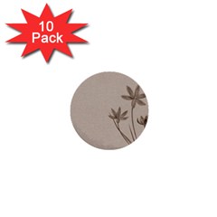 Background Vintage Drawing Sepia 1  Mini Buttons (10 Pack)  by Nexatart