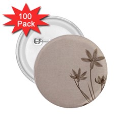 Background Vintage Drawing Sepia 2 25  Buttons (100 Pack)  by Nexatart