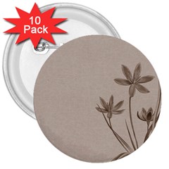 Background Vintage Drawing Sepia 3  Buttons (10 Pack)  by Nexatart