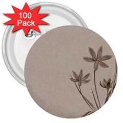 Background Vintage Drawing Sepia 3  Buttons (100 Pack)  by Nexatart