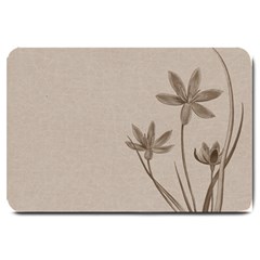 Background Vintage Drawing Sepia Large Doormat  by Nexatart