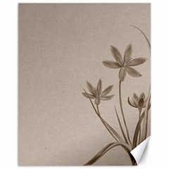 Background Vintage Drawing Sepia Canvas 11  X 14   by Nexatart