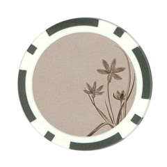 Background Vintage Drawing Sepia Poker Chip Card Guard (10 Pack) by Nexatart