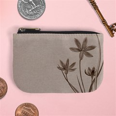 Background Vintage Drawing Sepia Mini Coin Purses by Nexatart