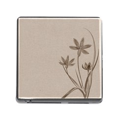 Background Vintage Drawing Sepia Memory Card Reader (square) by Nexatart