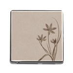 Background Vintage Drawing Sepia Memory Card Reader (Square) Front