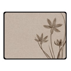 Background Vintage Drawing Sepia Fleece Blanket (small) by Nexatart