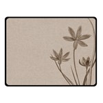 Background Vintage Drawing Sepia Fleece Blanket (Small) 50 x40  Blanket Front