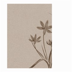 Background Vintage Drawing Sepia Small Garden Flag (two Sides) by Nexatart