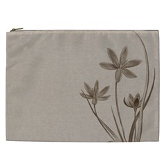 Background Vintage Drawing Sepia Cosmetic Bag (xxl)  by Nexatart