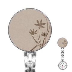 Background Vintage Drawing Sepia Stainless Steel Nurses Watch by Nexatart