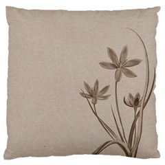 Background Vintage Drawing Sepia Standard Flano Cushion Case (two Sides) by Nexatart