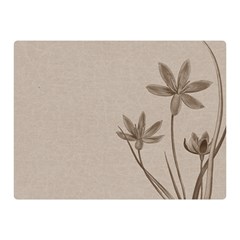 Background Vintage Drawing Sepia Double Sided Flano Blanket (mini)  by Nexatart