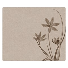 Background Vintage Drawing Sepia Double Sided Flano Blanket (small)  by Nexatart