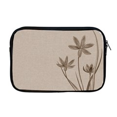 Background Vintage Drawing Sepia Apple Macbook Pro 17  Zipper Case by Nexatart